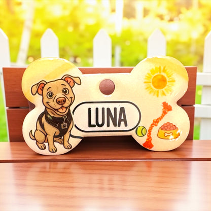 Personalized Cartoon Pet Tags | Custom Artist-Created Pet ID Tag