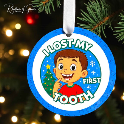 I Lost My First Tooth Ornament - Personalized Keepsake for Cherished Memories!