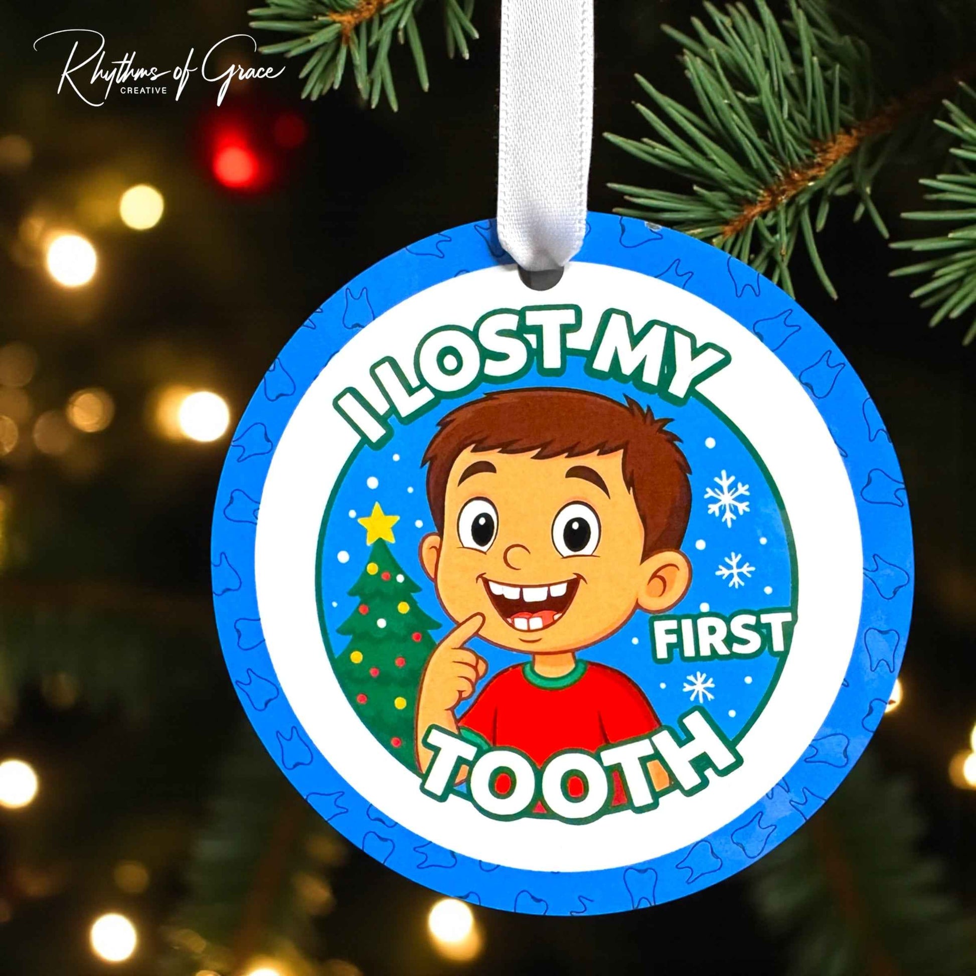 I Lost My First Tooth Ornament - Personalized Keepsake for Cherished Memories!