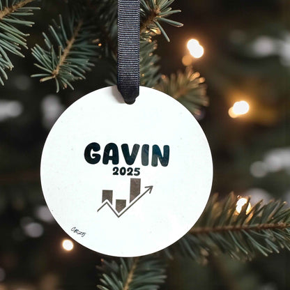 SLEIGH THE MARKET Ornament - For the Stock Market Whiz!