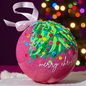 Bright & Colorful Christmas Tree Baubles – Hand-Painted Glitter Ornaments
