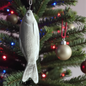 Realistic Fish Ornament – Squishy Fishing Ornament with Hook – Funny Fisherman Christmas Decor
