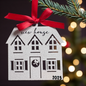 New House Ornament 2025 – Personalized Wooden Home Ornament | New Home Christmas Keepsake