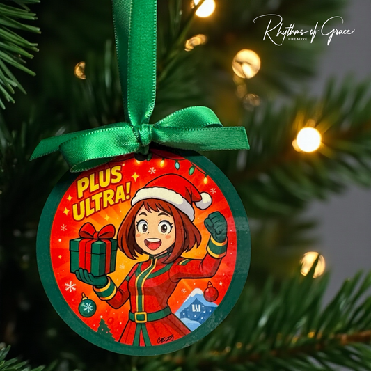 My Hero Academia Christmas Ornament | Anime Holiday Gift | Plus Ultra