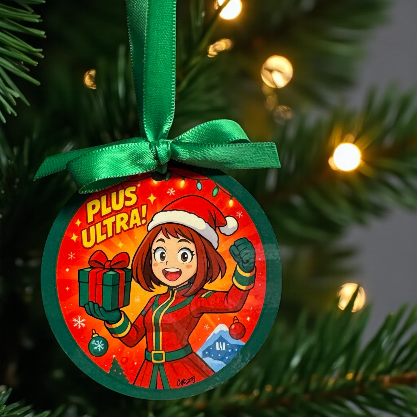 My Hero Academia Christmas Ornament | Anime Holiday Gift | Plus Ultra
