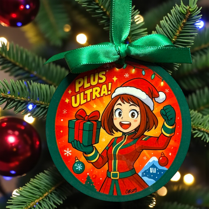 My Hero Academia Christmas Ornament | Anime Holiday Gift | Plus Ultra