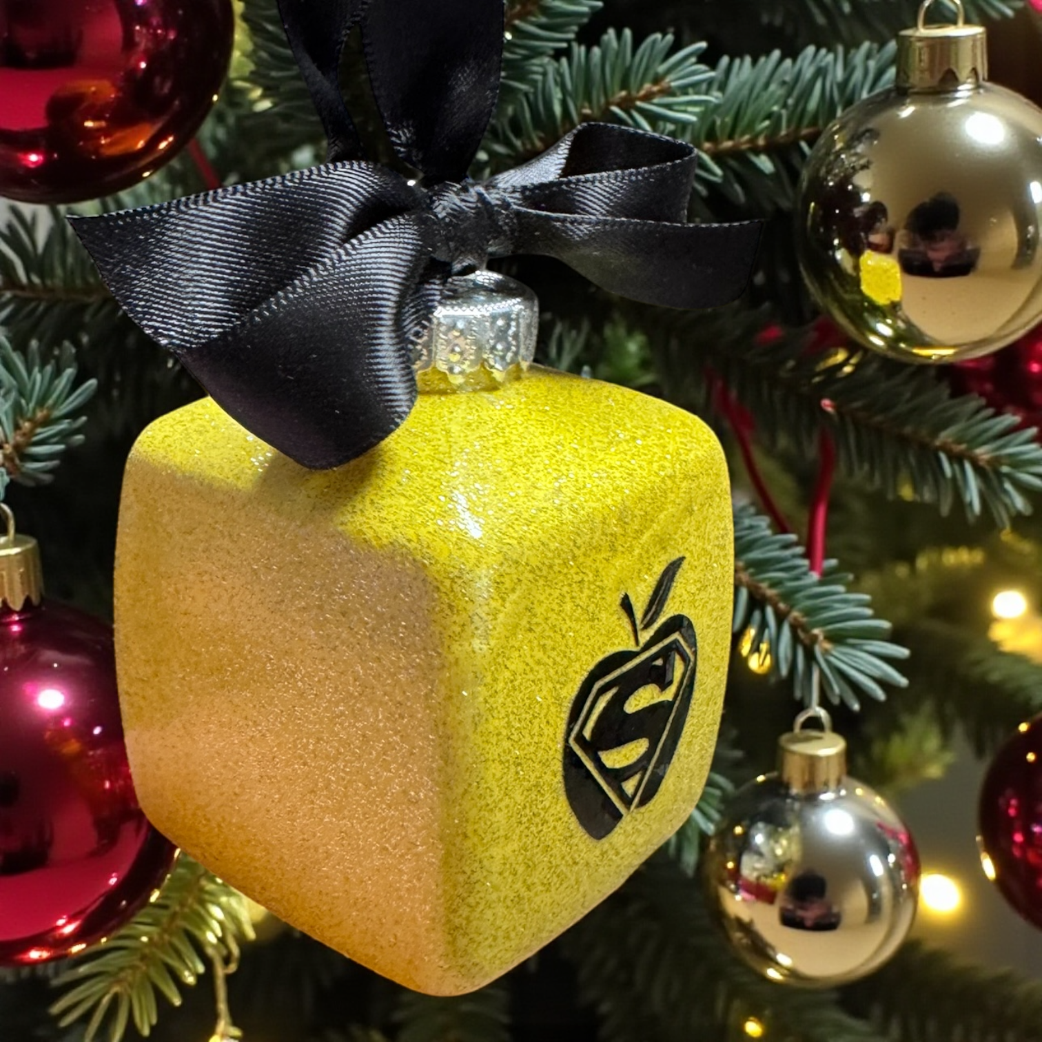Teachers Are Superheroes Ornament – Personalized Hand-Painted Gift