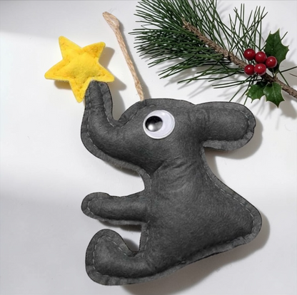 Elephant Friendship Ornament Set (2 Pack) with Story Card | Sister & Best Friend Gift