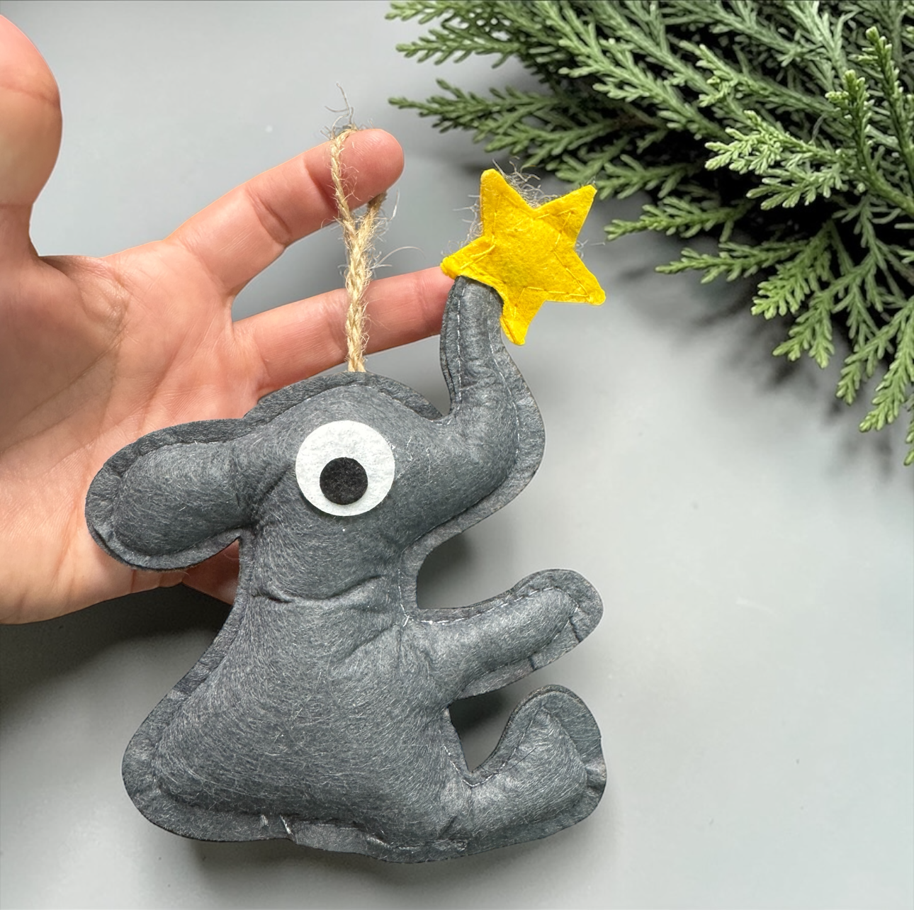 Elephant Friendship Ornament Set (2 Pack) with Story Card | Sister & Best Friend Gift