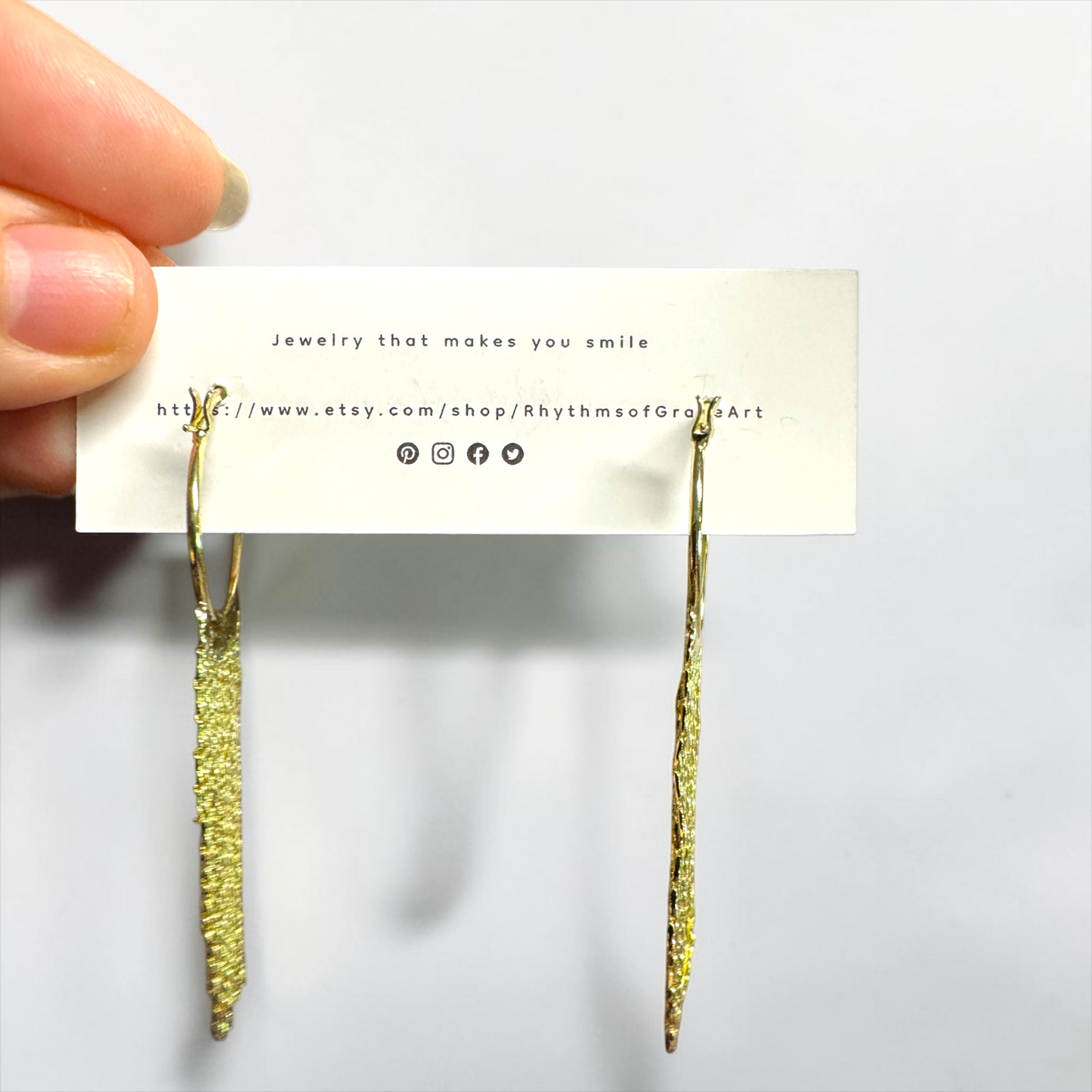 Gold Fringe Hoop Earrings – Boho Chic Statement Earrings
