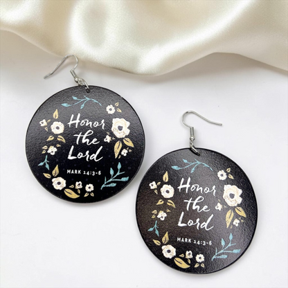 Faith & Fashion – Bible Verse Earrings with Purpose