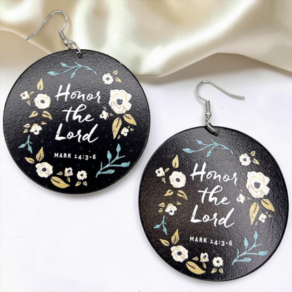 Faith & Fashion – Bible Verse Earrings with Purpose