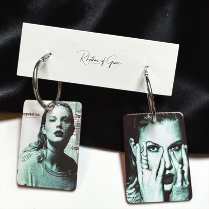 Taylor Swift Eras Tour Inspired Earrings - Fearless, Red, Lover Styles - Fan Jewelry
