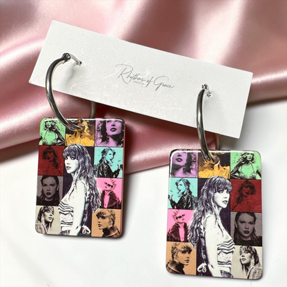 Taylor Swift Eras Tour Inspired Earrings - Fearless, Red, Lover Styles - Fan Jewelry