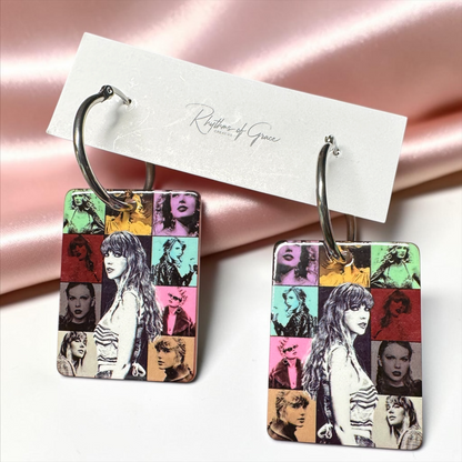 Taylor Swift Eras Tour Inspired Earrings - Fearless, Red, Lover Styles - Fan Jewelry