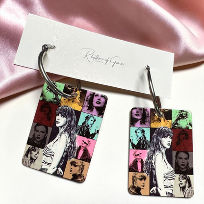 Taylor Swift Eras Tour Inspired Earrings - Fearless, Red, Lover Styles - Fan Jewelry