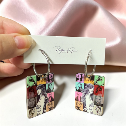 Taylor Swift Eras Tour Inspired Earrings - Fearless, Red, Lover Styles - Fan Jewelry