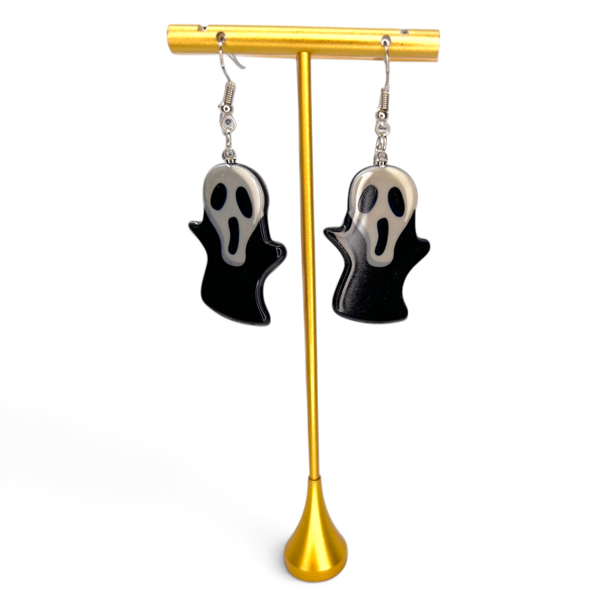 Halloween Earrings - Halloween Accessories, Witch Earrings, Not So Scary, Pumpkin Earrings, Scream Ghost