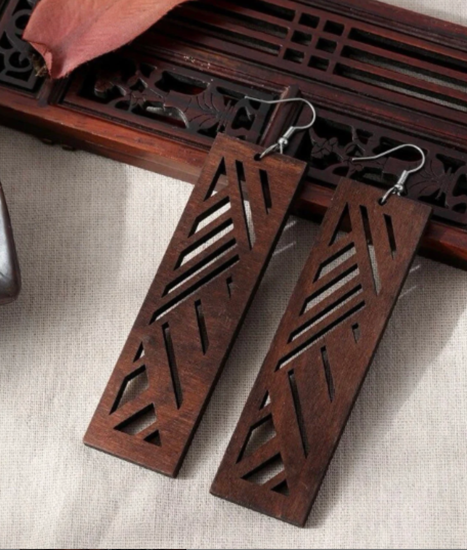 Rustic Chic: Handmade Boho Wooden Earrings to Elevate Your Style! - Rhythms of Grace Creative