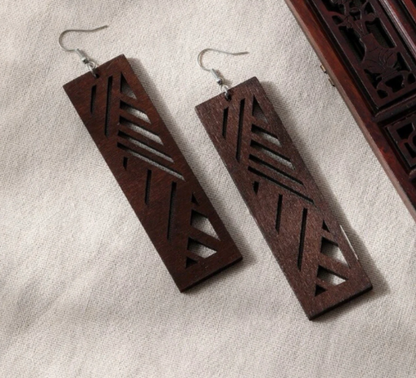 Rustic Chic: Handmade Boho Wooden Earrings to Elevate Your Style! - Rhythms of Grace Creative