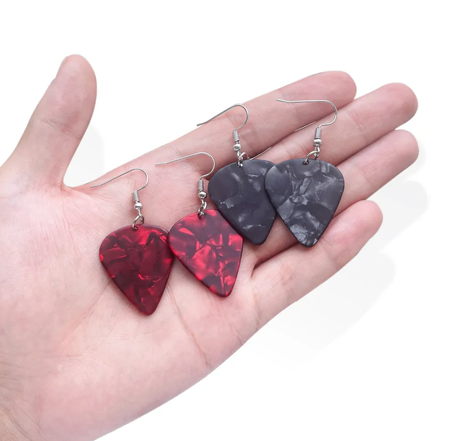 Pick Your Sound: Rock Out with Our Guitar Pick Earrings! 🎸 - Rhythms of Grace Creative