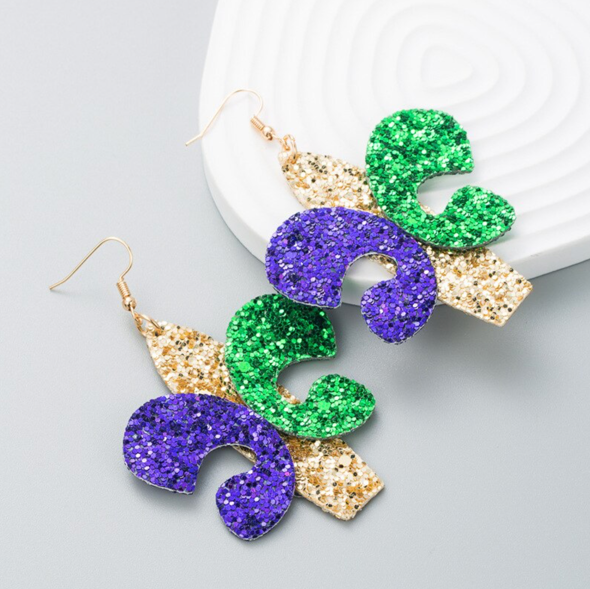 Sparkle and Shine at Mardi Gras: Glitter Earrings Extravaganza! - Rhythms of Grace Creative