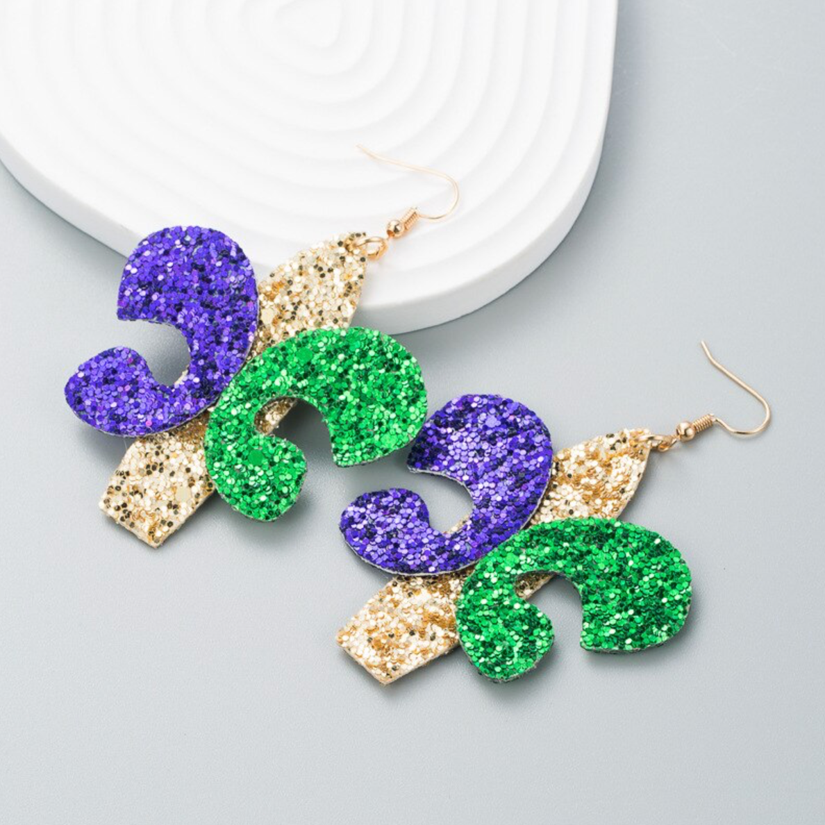 Sparkle and Shine at Mardi Gras: Glitter Earrings Extravaganza! - Rhythms of Grace Creative