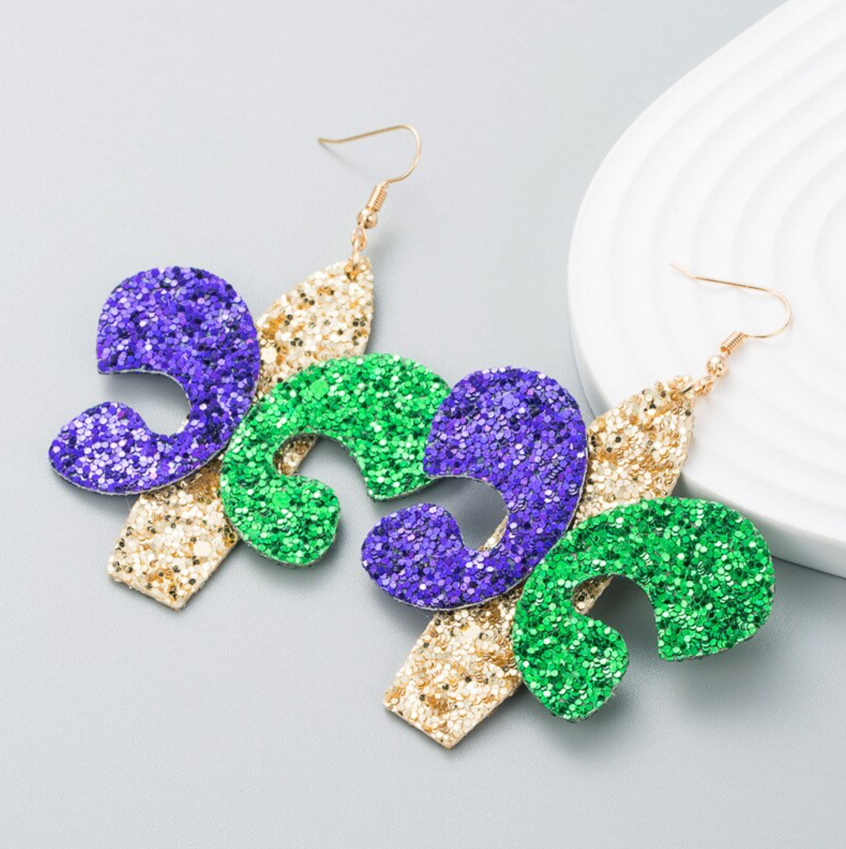 Sparkle and Shine at Mardi Gras: Glitter Earrings Extravaganza! - Rhythms of Grace Creative
