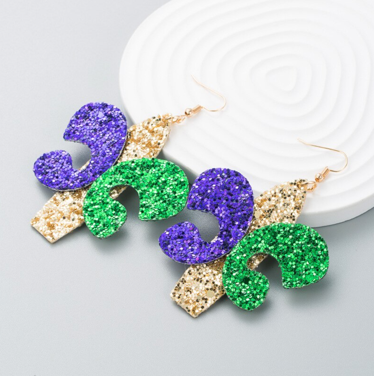 Sparkle and Shine at Mardi Gras: Glitter Earrings Extravaganza! - Rhythms of Grace Creative