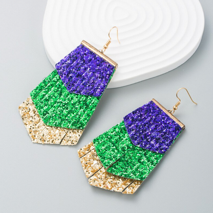 Sparkle and Shine at Mardi Gras: Glitter Earrings Extravaganza! - Rhythms of Grace Creative