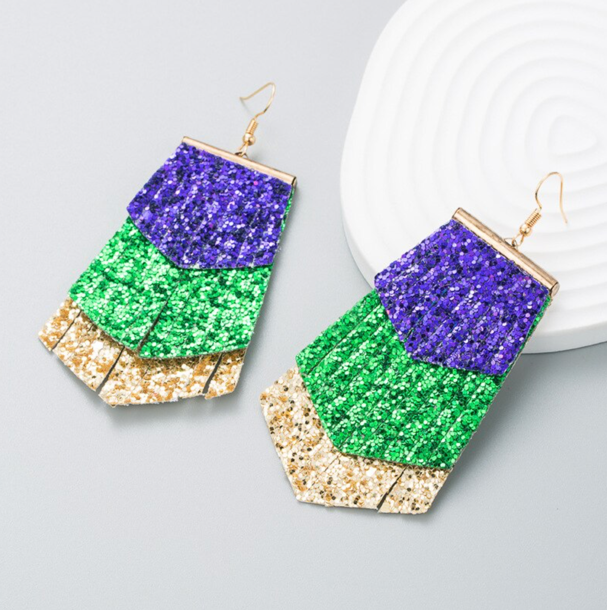 Sparkle and Shine at Mardi Gras: Glitter Earrings Extravaganza! - Rhythms of Grace Creative