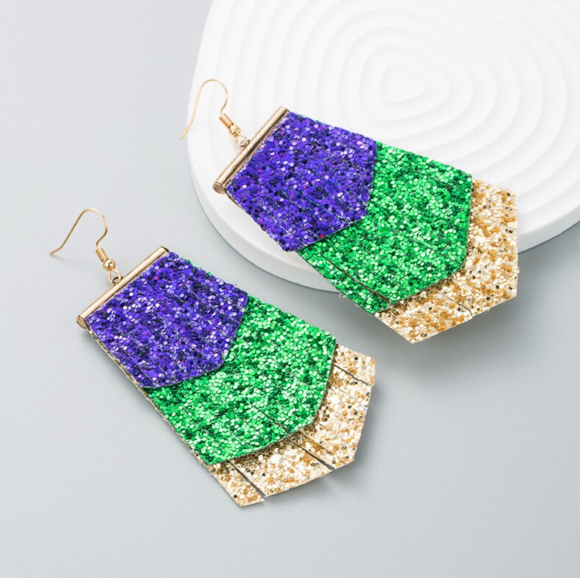 Sparkle and Shine at Mardi Gras: Glitter Earrings Extravaganza! - Rhythms of Grace Creative
