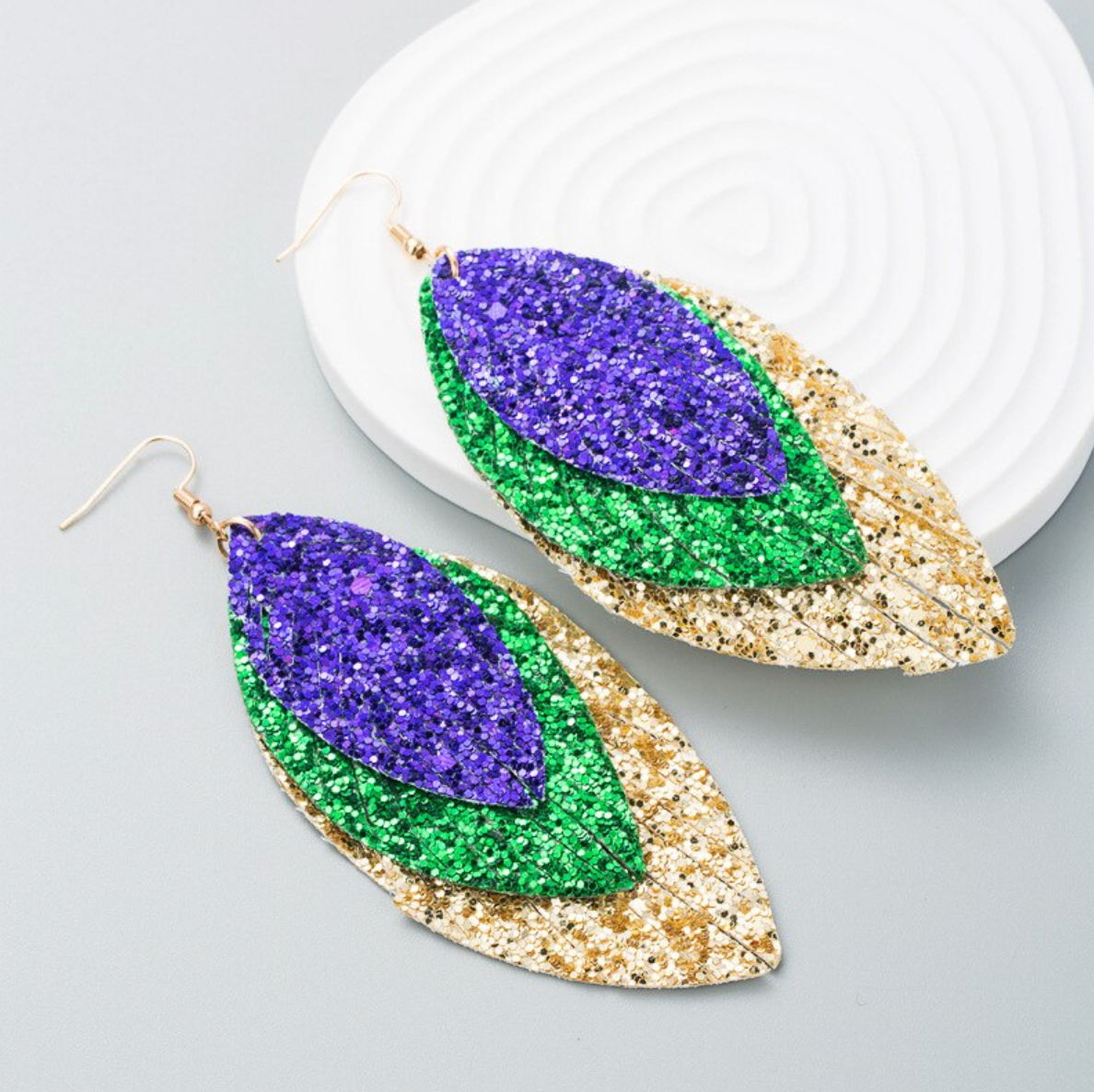 Sparkle and Shine at Mardi Gras: Glitter Earrings Extravaganza! - Rhythms of Grace Creative