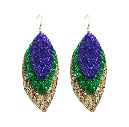 Sparkle and Shine at Mardi Gras: Glitter Earrings Extravaganza! - Rhythms of Grace Creative