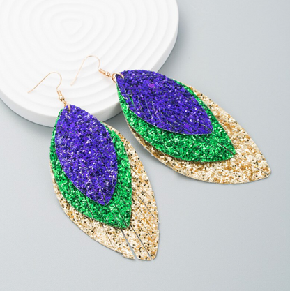 Sparkle and Shine at Mardi Gras: Glitter Earrings Extravaganza! - Rhythms of Grace Creative