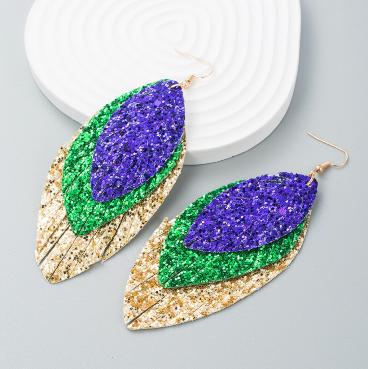 Sparkle and Shine at Mardi Gras: Glitter Earrings Extravaganza! - Rhythms of Grace Creative