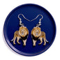 Roar with Style: Majestic Lion Earrings