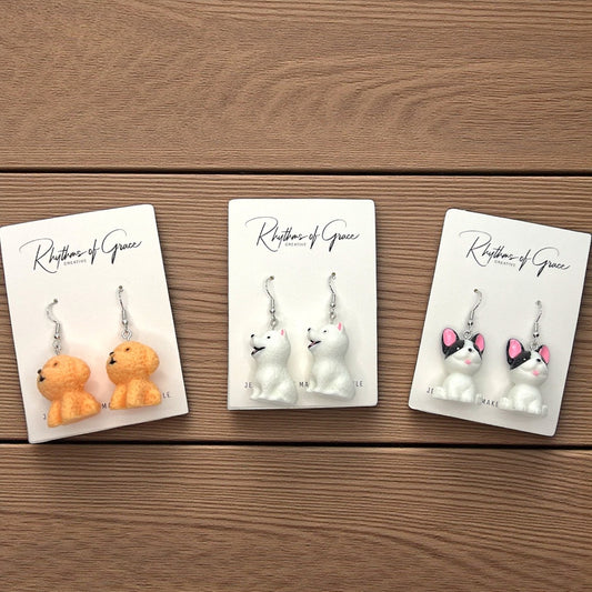 Woof-tastic Dog Earrings – Show Your Furry Friend Love!