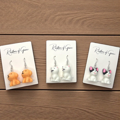 Woof-tastic Dog Earrings – Show Your Furry Friend Love!