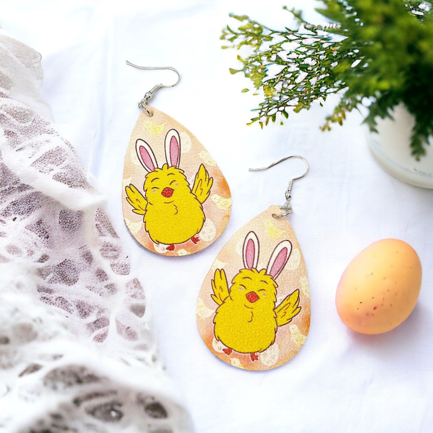 Adorable Easter Bunny Earrings – Unleash Your Spring Spirit! - Rhythms of Grace Creative