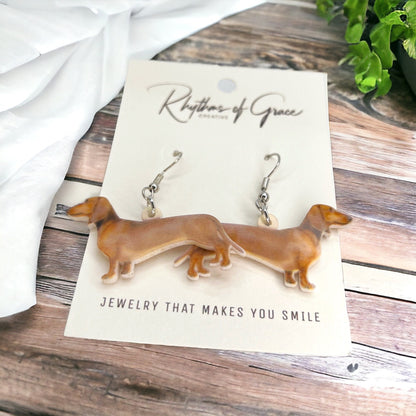 Weenie Wonderland: Cutest Dachshund Earrings Ever! - Rhythms of Grace Creative