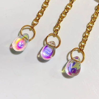 Rainy Day Magic ☁️ Crystal Rain Cloud Earrings – Whimsical Weather Dangle Earrings