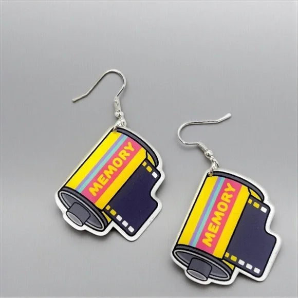 Film Roll Earrings – Photographer Gift | Retro Camera Jewelry | Film Photography Earrings | Photography Lover Accessories
