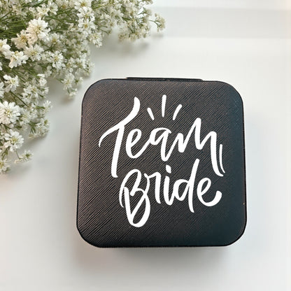 Personalized Travel Jewelry Box – Custom Gift for Bridesmaids, Birthdays & More!