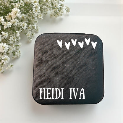 Personalized Travel Jewelry Box – Custom Gift for Bridesmaids, Birthdays & More!