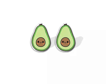 Get Your Guac On: Adorable Avocado Stud Earrings!