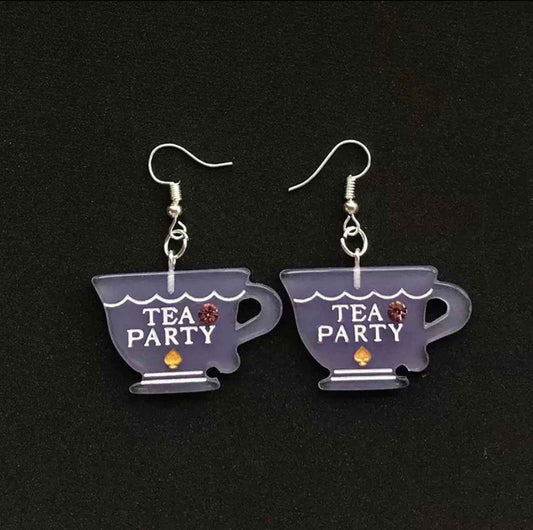 Pinkies Up – Tea Party Earrings for the Sweetest Sips in Style ☕