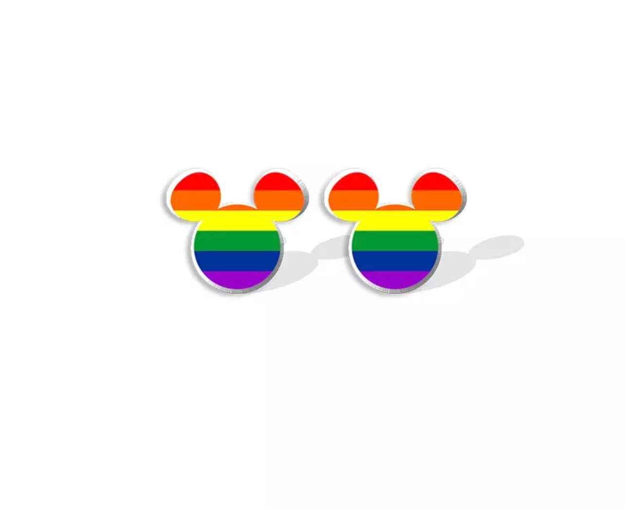 Rainbow Stud Earrings - Sparkle with Pride!