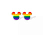 Rainbow Stud Earrings - Sparkle with Pride!