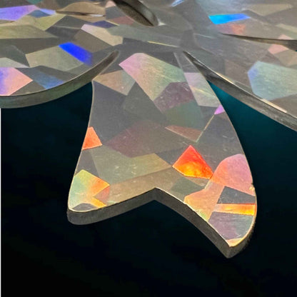 Sparkle & Spook: Holographic Bow Earrings for a Stunning Glam!
